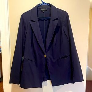 Lane Bryant The Bryant Blazer - Navy with Gold Buttons